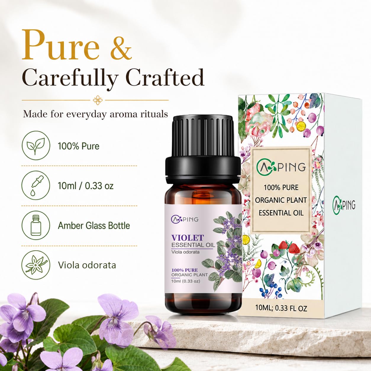 Amazon.com: Violet Essential Oil - 100% Pure Organic Natural Plant